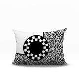 Vibra Abstract Reversible Indoor/Outdoor Lumbar Pillow