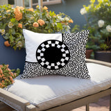 Vibra Abstract Reversible Indoor/Outdoor Lumbar Pillow