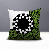 Vibra Abstract Reversible Indoor/Outdoor Square Pillow