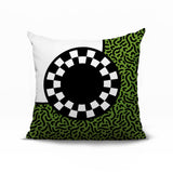 Vibra Abstract Reversible Indoor/Outdoor Square Pillow