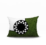 Vibra Abstract Reversible Indoor/Outdoor Lumbar Pillow