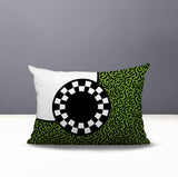 Vibra Abstract Reversible Indoor/Outdoor Lumbar Pillow