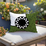 Vibra Abstract Reversible Indoor/Outdoor Lumbar Pillow