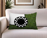Vibra Abstract Reversible Indoor/Outdoor Lumbar Pillow