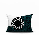 Vibra Abstract Reversible Indoor/Outdoor Lumbar Pillow