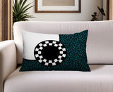 Vibra Abstract Reversible Indoor/Outdoor Lumbar Pillow