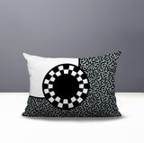 Vibra Abstract Reversible Indoor/Outdoor Lumbar Pillow