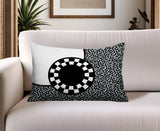 Vibra Abstract Reversible Indoor/Outdoor Lumbar Pillow