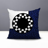 Vibra Abstract Reversible Indoor/Outdoor Square Pillow