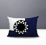 Vibra Abstract Reversible Indoor/Outdoor Lumbar Pillow