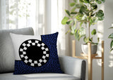 Vibra Abstract Reversible Indoor/Outdoor Square Pillow