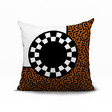 Vibra Abstract Reversible Indoor/Outdoor Square Pillow