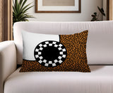 Vibra Abstract Reversible Indoor/Outdoor Lumbar Pillow