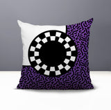 Vibra Abstract Reversible Indoor/Outdoor Square Pillow