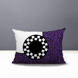Vibra Abstract Reversible Indoor/Outdoor Lumbar Pillow