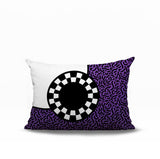 Vibra Abstract Reversible Indoor/Outdoor Lumbar Pillow