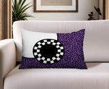 Vibra Abstract Reversible Indoor/Outdoor Lumbar Pillow