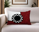 Vibra Abstract Reversible Indoor/Outdoor Lumbar Pillow