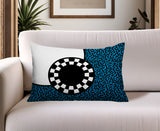 Vibra Abstract Reversible Indoor/Outdoor Lumbar Pillow