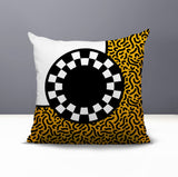 Vibra Abstract Reversible Indoor/Outdoor Square Pillow