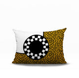 Vibra Abstract Reversible Indoor/Outdoor Lumbar Pillow