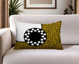 Vibra Abstract Reversible Indoor/Outdoor Lumbar Pillow