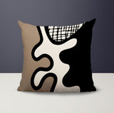 Vido Abstract Reversible Indoor/Outdoor Square Pillow