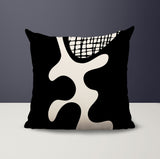Vido Abstract Reversible Indoor/Outdoor Square Pillow