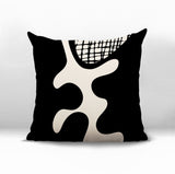 Vido Abstract Reversible Indoor/Outdoor Square Pillow