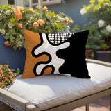 Vido Abstract Reversible Indoor/Outdoor Rectangle Pillow