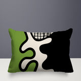 Vido Abstract Reversible Indoor/Outdoor Rectangle Pillow