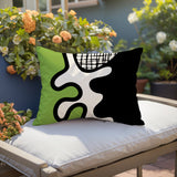 Vido Abstract Reversible Indoor/Outdoor Rectangle Pillow