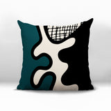 Vido Abstract Reversible Indoor/Outdoor Square Pillow
