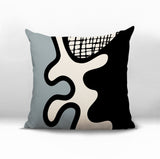 Vido Abstract Reversible Indoor/Outdoor Square Pillow