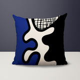 Vido Abstract Reversible Indoor/Outdoor Square Pillow