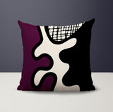 Vido Abstract Reversible Indoor/Outdoor Square Pillow