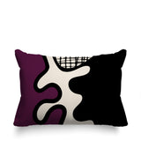 Vido Abstract Reversible Indoor/Outdoor Rectangle Pillow