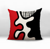 Vido Abstract Reversible Indoor/Outdoor Square Pillow