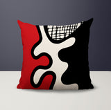 Vido Abstract Reversible Indoor/Outdoor Square Pillow