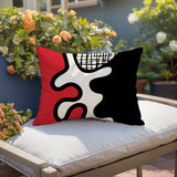 Vido Abstract Reversible Indoor/Outdoor Rectangle Pillow