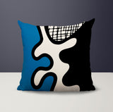 Vido Abstract Reversible Indoor/Outdoor Square Pillow