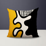 Vido Abstract Reversible Indoor/Outdoor Square Pillow