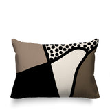 Vie Abstract Reversible Indoor/Outdoor Rectangular Pillow