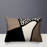 Vie Abstract Reversible Indoor/Outdoor Rectangular Pillow