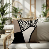 Vie Abstract Reversible Indoor/Outdoor Square Pillow
