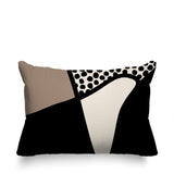 Vie Abstract Reversible Indoor/Outdoor Rectangular Pillow
