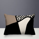 Vie Abstract Reversible Indoor/Outdoor Rectangular Pillow