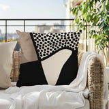 Vie Abstract Reversible Indoor/Outdoor Square Pillow