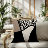 Vie Abstract Reversible Indoor/Outdoor Square Pillow