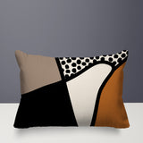Vie Abstract Reversible Indoor/Outdoor Rectangular Pillow
